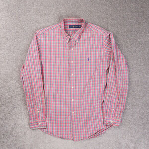 Ralph Lauren Plaid XL Multicolor Long Sleeve Full Button Collared Shirt